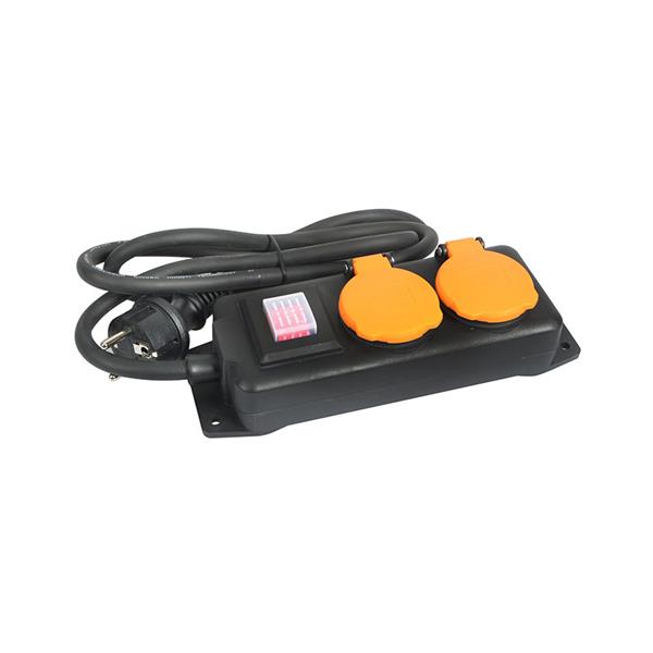 Base enchufe m&uacute;ltiple exterior DUOLEC IP
