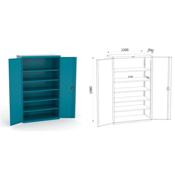 HECO ARMARIO METALICO CON 2 PUERTAS serie 162 2