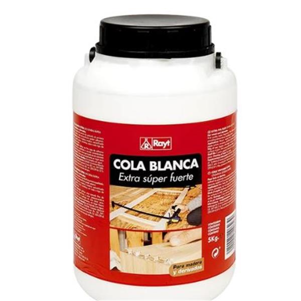COLA BLANCA EXTRA SUPER FUERTE RAYT  5 Kg.