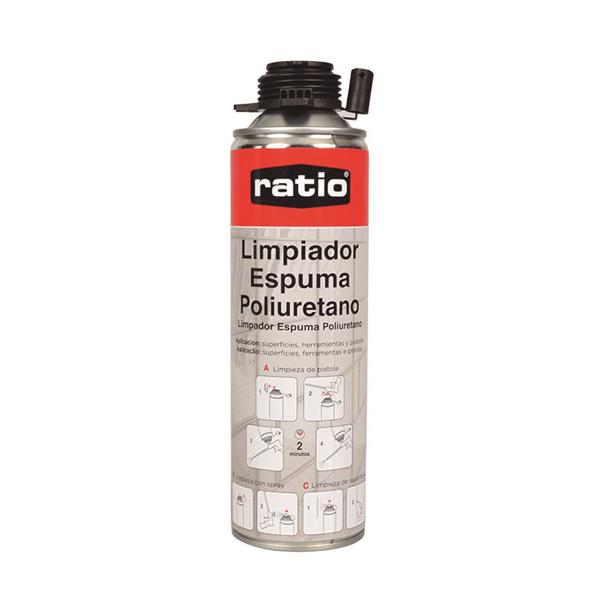 LIMPIADOR ESPUMA PU RATIO 500ML