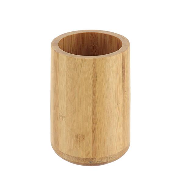 SERIE BA&Ntilde;O BAMBU. VASO REDONDO