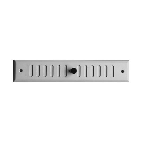 REJILLA VENTILACION REGULABLE 4.5X24 BL