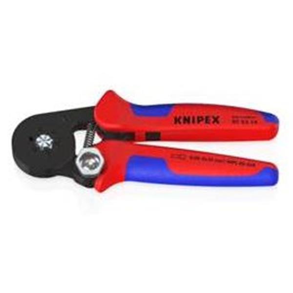 ALICATES CRIMPADORA AUTOAJUSTABLE KNIPEX PARA PUNTERAS (CRIMPADO EN HEX&Aacute;GONO)