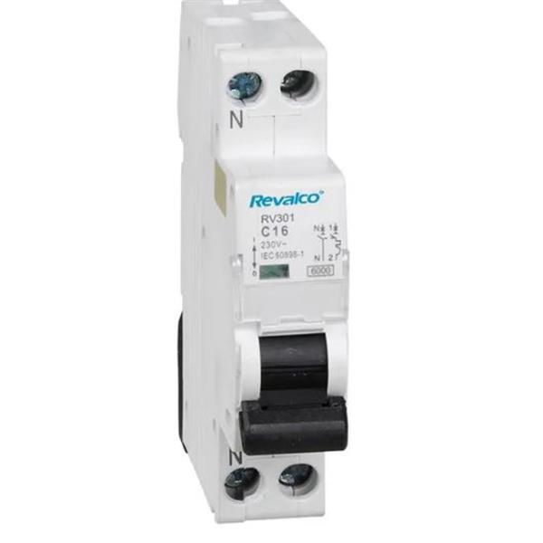 MAGNETOTERMICO ESTRECHO 1+N 16A REVALCO