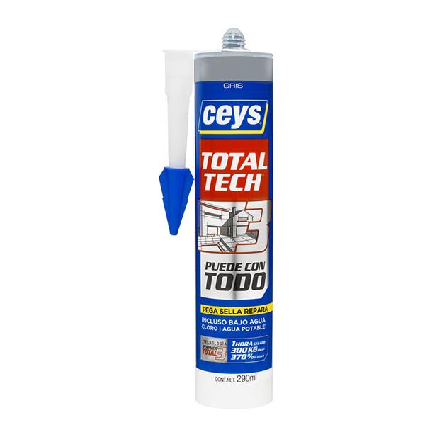 Adhesivo MS Tech 290 ml. Gris