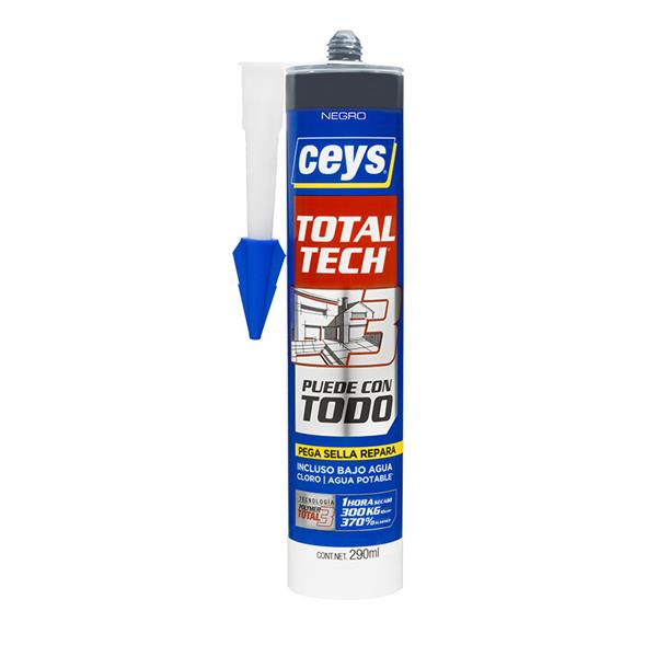 Adhesivo MS Tech 290 ml. Negro