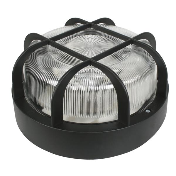 APLIQUE AISLANTE REDONDO 100W. NEGRO