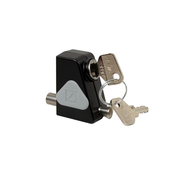 BLOQUEADOR VENTANA C/LLAVE. NEGRO.