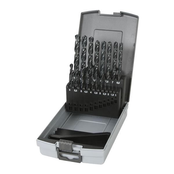 JUEGO 19 PIEZAS BROCAS PARA METAL HSS RATIO