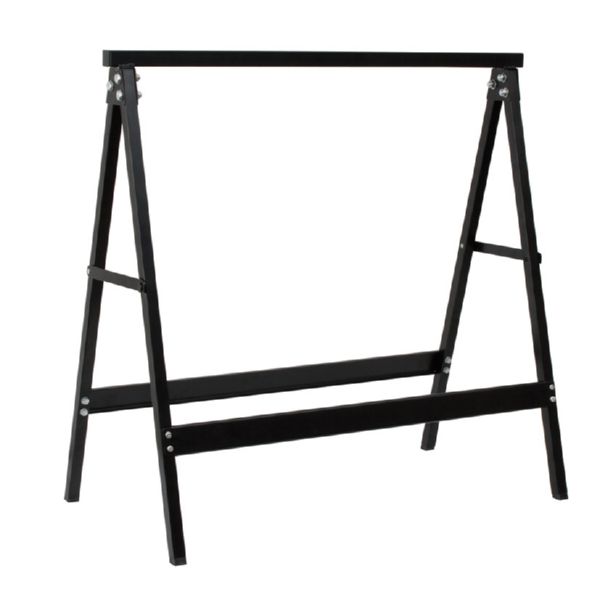 Caballete met&aacute;lico negro en kit HABITEX (2 ud) PVP unidad