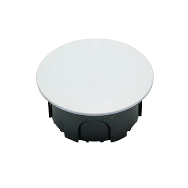 CAJA EMPALME REDONDA CON GARRA 100X50 MM