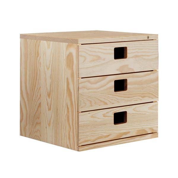 CAJONERA MODULAR 3 CAJONES 36X33X36