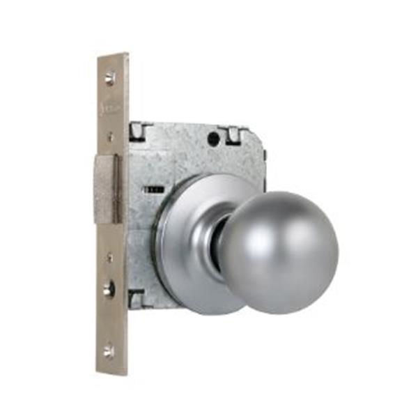 CERRADURA POMO PUERTA DE ENTRADA 3920 LATON PULIDO