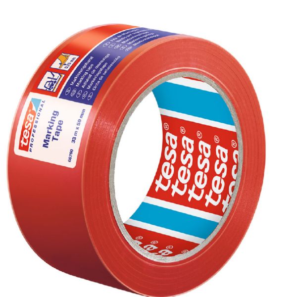 CINTA DE SE&Ntilde;ALIZACION ROJA 33m x 50mm