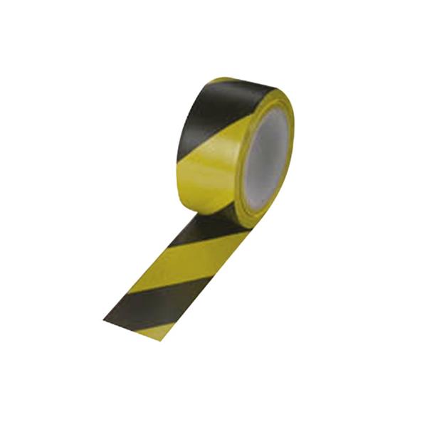 CINTA SE&Ntilde;ALIZACION ADHESIVA AMARILLO/NEGRO 50 mm X 33 m