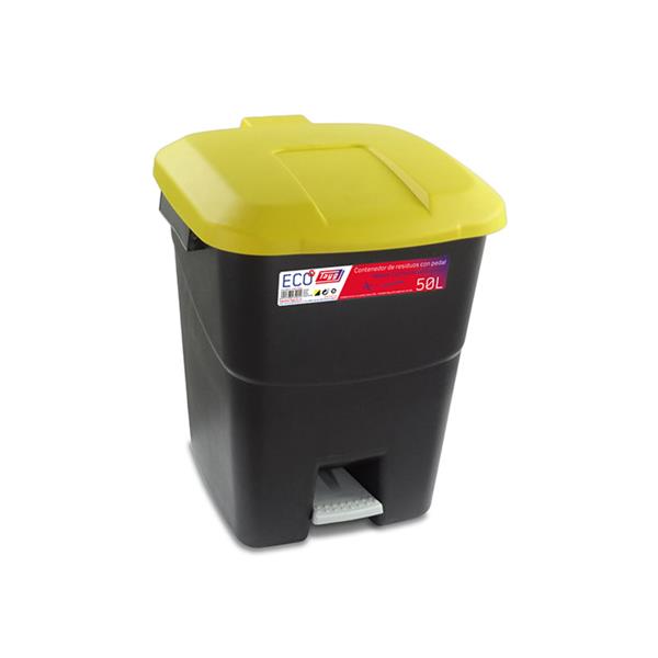 Eco Tayg 50 l. negro/ amarillo Pedal
