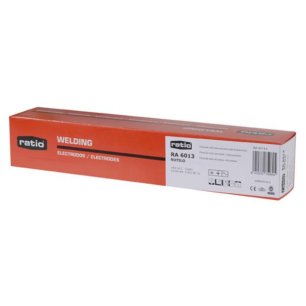 ELECTRODO RA6013 RUTILO &Oslash;1.6 x 275 mm.