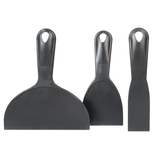 Juego 3 espatulas plasticas (38, 76 y 152mm)