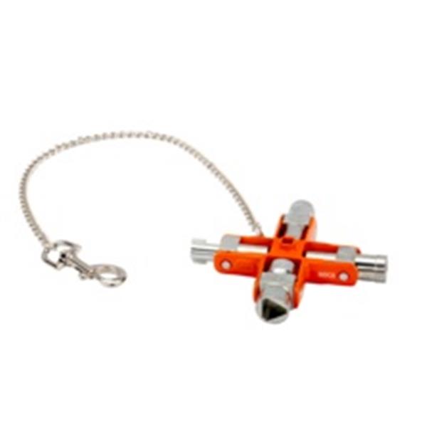 LLAVE UNIVERSAL PARA ARMARIOS CONTROL 9 EN 1