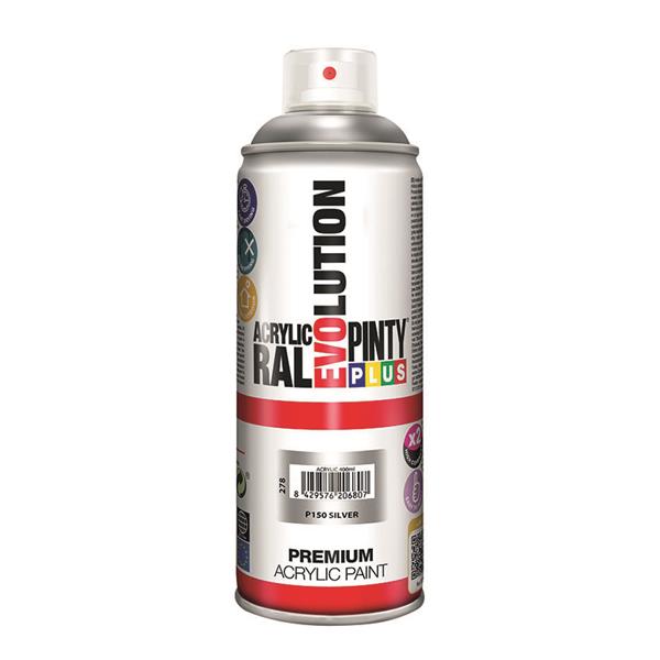 PINTURA SPRAY ACRILICA PLATA PURPUR