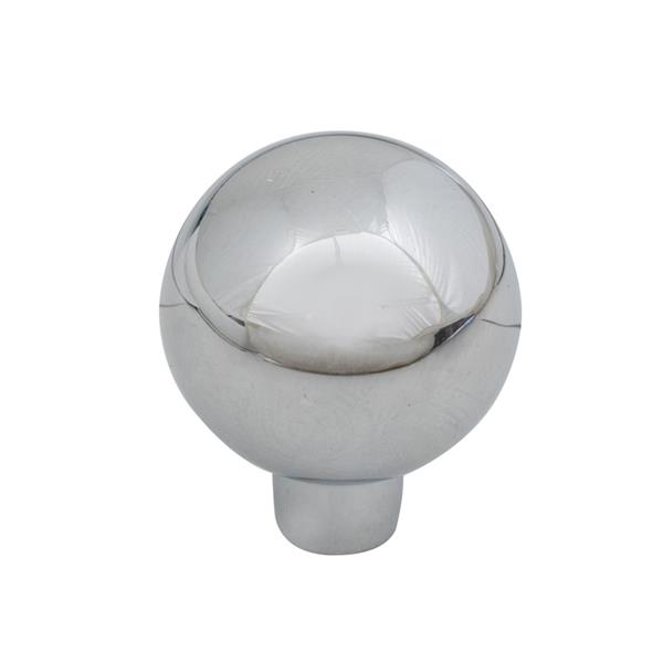 POMO ZAMAK. &Oslash; 24 mm. CROMO BRILLO.