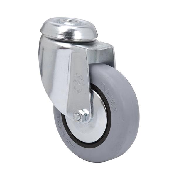 RUEDA GOMA GRIS SOPOR.GIR.80 "BH-PG