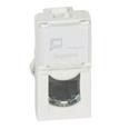 TOMA DE COMUNICACION Y DATOS LEGRAND MOSAIC RJ45 8(8) ESTRECHO CATEGORIA 5E BLANCO