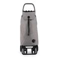 CARRO COMPRA I-MAX TWEED 4 GRIS ROLSER