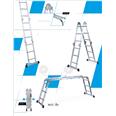 ESCALERA ARTICULADA MULTIPOSICIONES 3X4