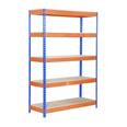 KIT BRICOFORTE CHIPBOARD 1206-5 AZUL/NARANJA/MADERA 2000*1200*600 mm