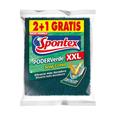 ESTROPAJO FIBRA VERDE XXL 3 UN. SPONTEX
