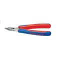 ALICATE DE CORTE PARA ELECTR&Oacute;NICA KNIPEX SUPERKNIPS 125 MM. CON MANGOS BI