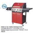 Babacoa GAs Bontempo R128. 4 quemadores+1 fuego lateral