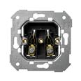 Base de enchufe bipolar 16 A 250V~ con sistema de embornamiento a tornillo