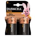BLISTER 2 PILAS ALCALINAS GAMA PLUS LR20 DURACELL