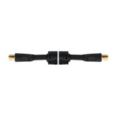 CABLE ANTENA NEGRO NYLON ORO M/H  F