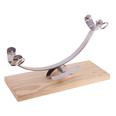 JAMONERO INOX BALANCIN BASE MADERA